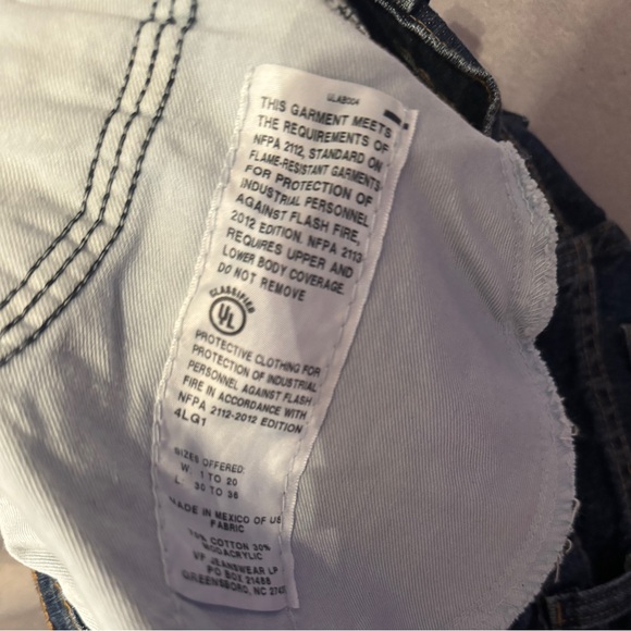 Wrangler flame resistant jeans - Picture 7 of 8